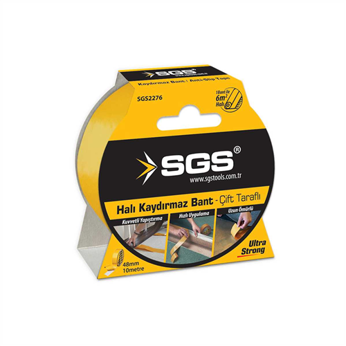 SGS ÇİFT TARAFLI HALI KAYDIRMAZ BANT 48MM*10MT